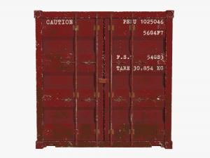 Cargo container 01 var 2 3D 模型