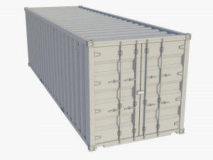 Cargo container 01 var 2 3D 模型