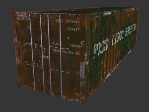 Cargo container 01 var 3 Modello 3D