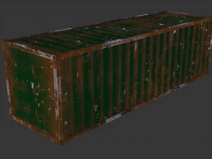 Cargo container 01 var 3 3D Model