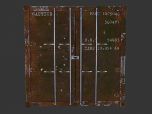 Cargo container 01 var 3 3D मॉडल