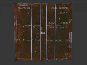 Cargo container 01 var 3 3D Model