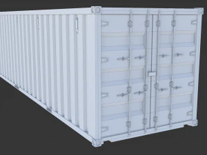 Cargo container 01 var 3 3D Model