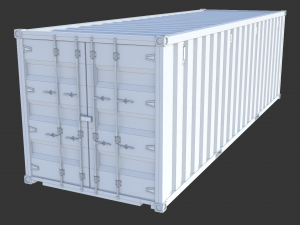Cargo container 01 var 3 3D मॉडल