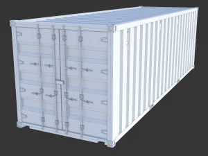 Cargo container 01 var 3 3D Model