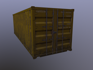 Cargo container 01 var 4 3D 모델