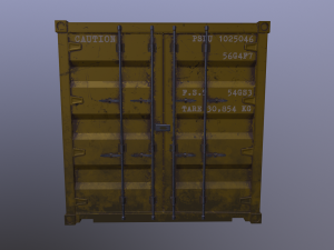 Cargo container 01 var 4 3D 모델