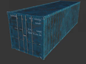 貨物コンテナ 01 var 5 3Dモデル