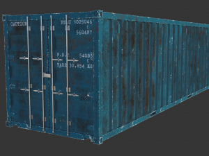 Cargo container 01 var 5 3Dモデル