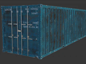 Cargo container 01 var 5 3D Model