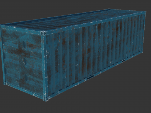 Cargo container 01 var 5 3Dモデル