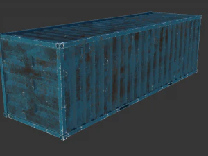 Cargo container 01 var 5 3D Model