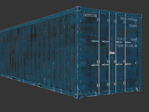 Cargo container 01 var 5 3Dモデル