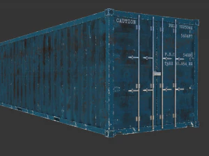 Cargo container 01 var 5 3D Model