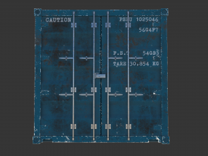 Cargo container 01 var 5 3Dモデル