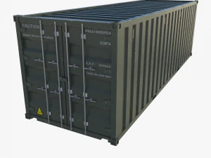 Cargo container pack 01 3D Model