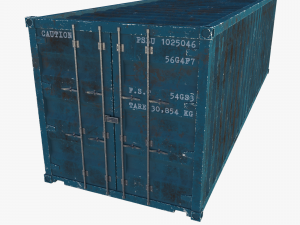 Cargo container pack 01 3Dモデル
