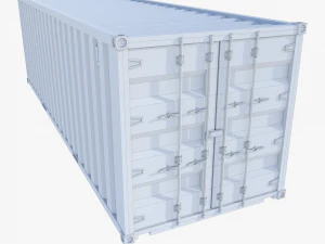 Cargo container pack 01 3D Model