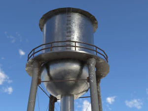 Water tower 01 3D Model