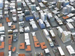 City 100 3D 模型