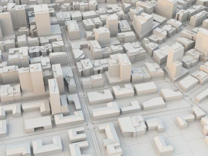 City 100 3D Model