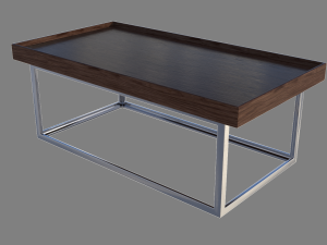Modern table 01 3D Model