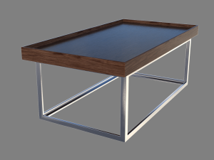 Modern table 01 3D Model