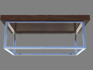 Modern table 01 3D Model