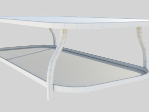 Modern table 02 3D-Modell