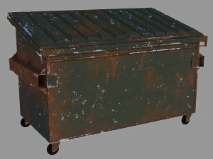 Dumpster 01 3D Model