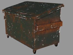 Dumpster 01 3D Model