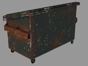 Dumpster 01 3D Model