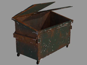 Dumpster 01 3D Model