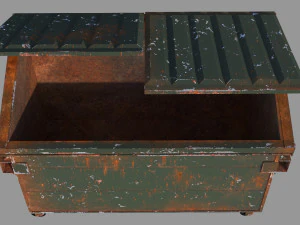 Dumpster 01 3D Model