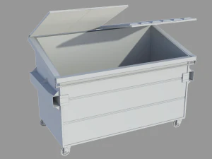 Dumpster 01 3D Model