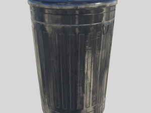 Trash can 01 3D Model