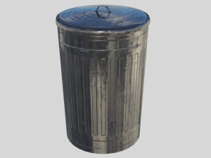 Trash can 01 Modelo 3D