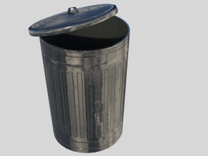 Trash can 01 Modelo 3D