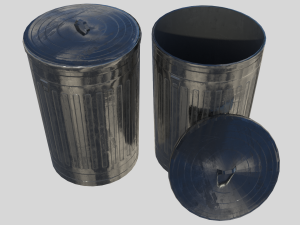 Trash can 01 Modelo 3D