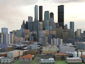 City 105 3D Model