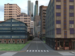 City 105 3D Model