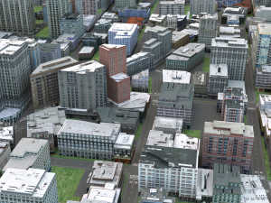 City 105 Modello 3D