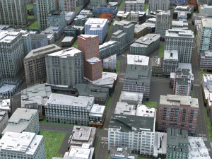 City 105 3D Model