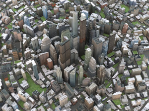 City 105 Modello 3D