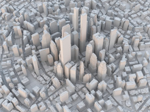 City 105 Modello 3D