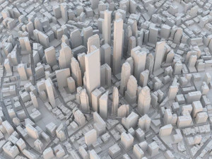 City 105 3D Model