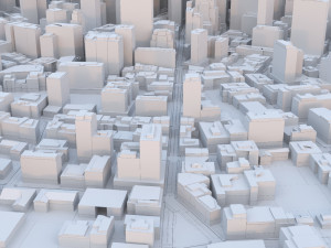 City 105 Modello 3D