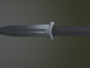 Knife 02 3D 모델