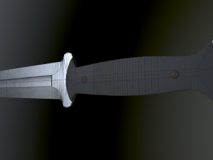 Knife 02 3D 모델