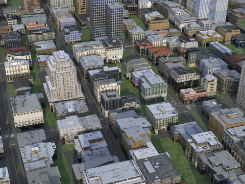 City 107 Modelo 3D